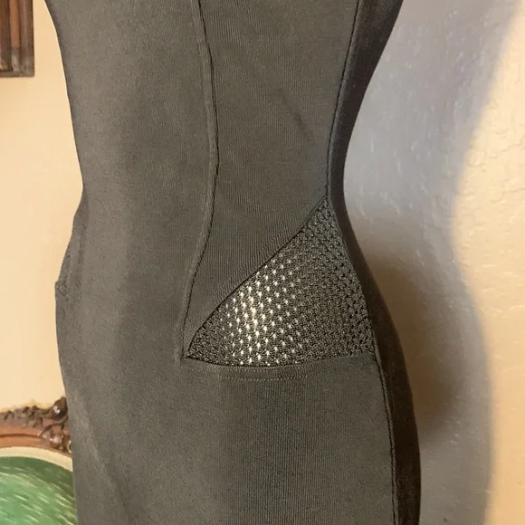 Zara Knit Gray Fitted Dress.  Sz M - Picture 6 of 6